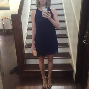 Alice + Olivia Cobalt Blue Sleeveless Mini Dress